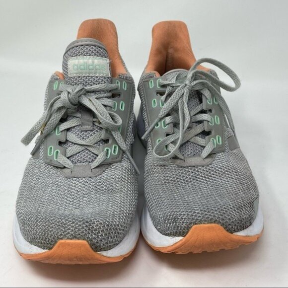 Adidas Womens Duramo 9 BB7006 Gray Running Shoes Sneakers Size 8 - Picture 3 of 14